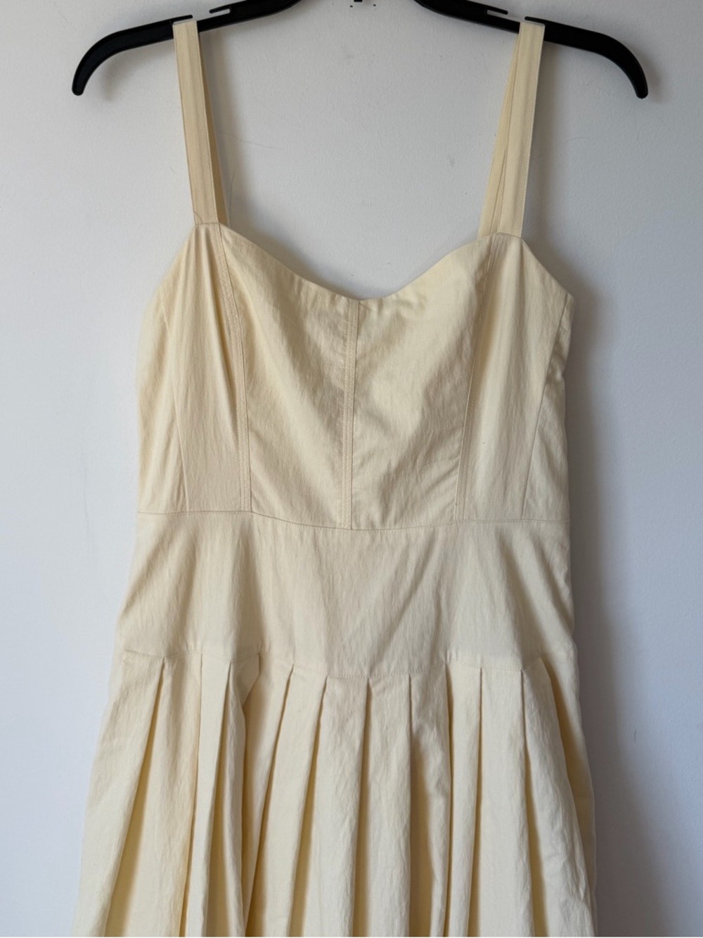 J. Crew Pleated Drop-Waist Dress in Crinkle Cotton Blend - Picture 5 of 12